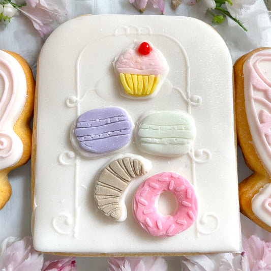 Elegant Mother's Day Afternoon Tea Cookie Set