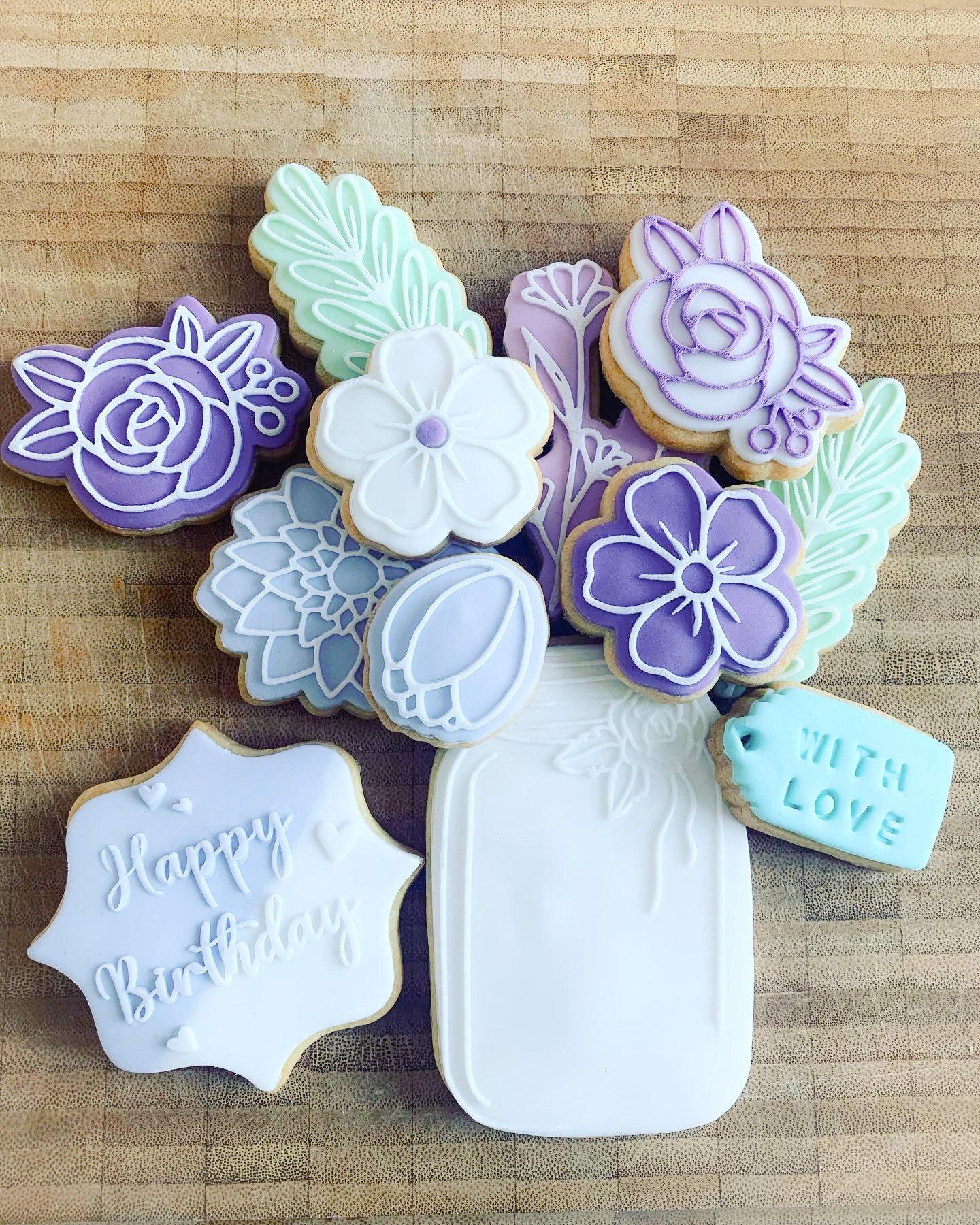 Floral Cookie Bouquet