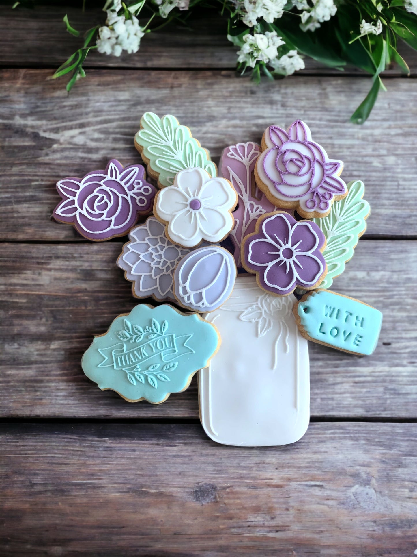 Floral Cookie Bouquet